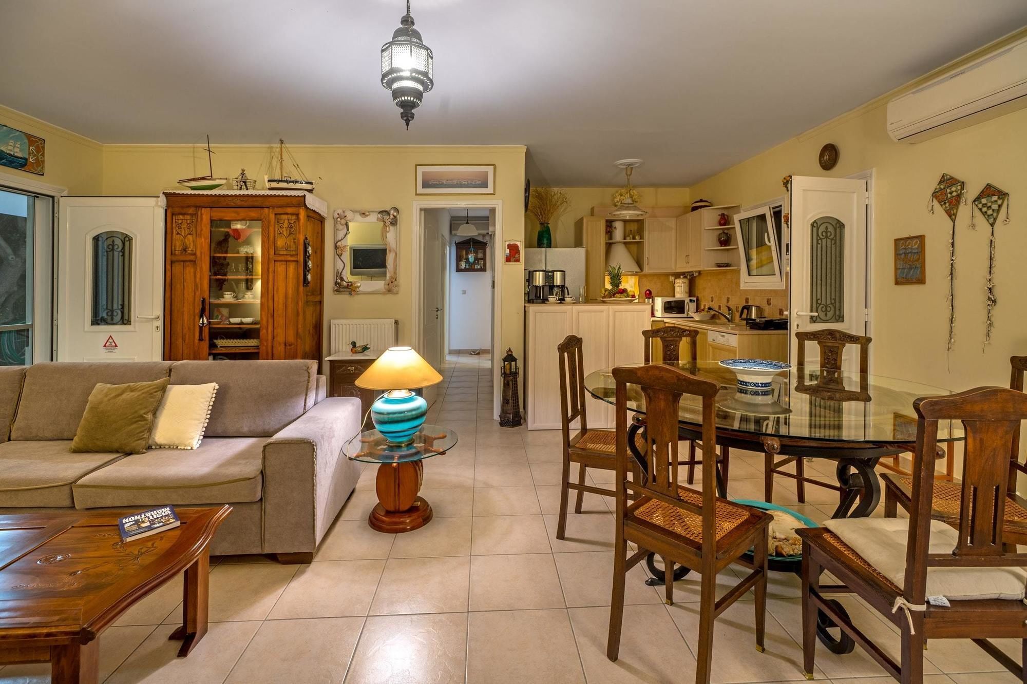 Maria'S Seaside Villa - House With 3 Rooms In Marathon, With Wonderful Eksteriør billede