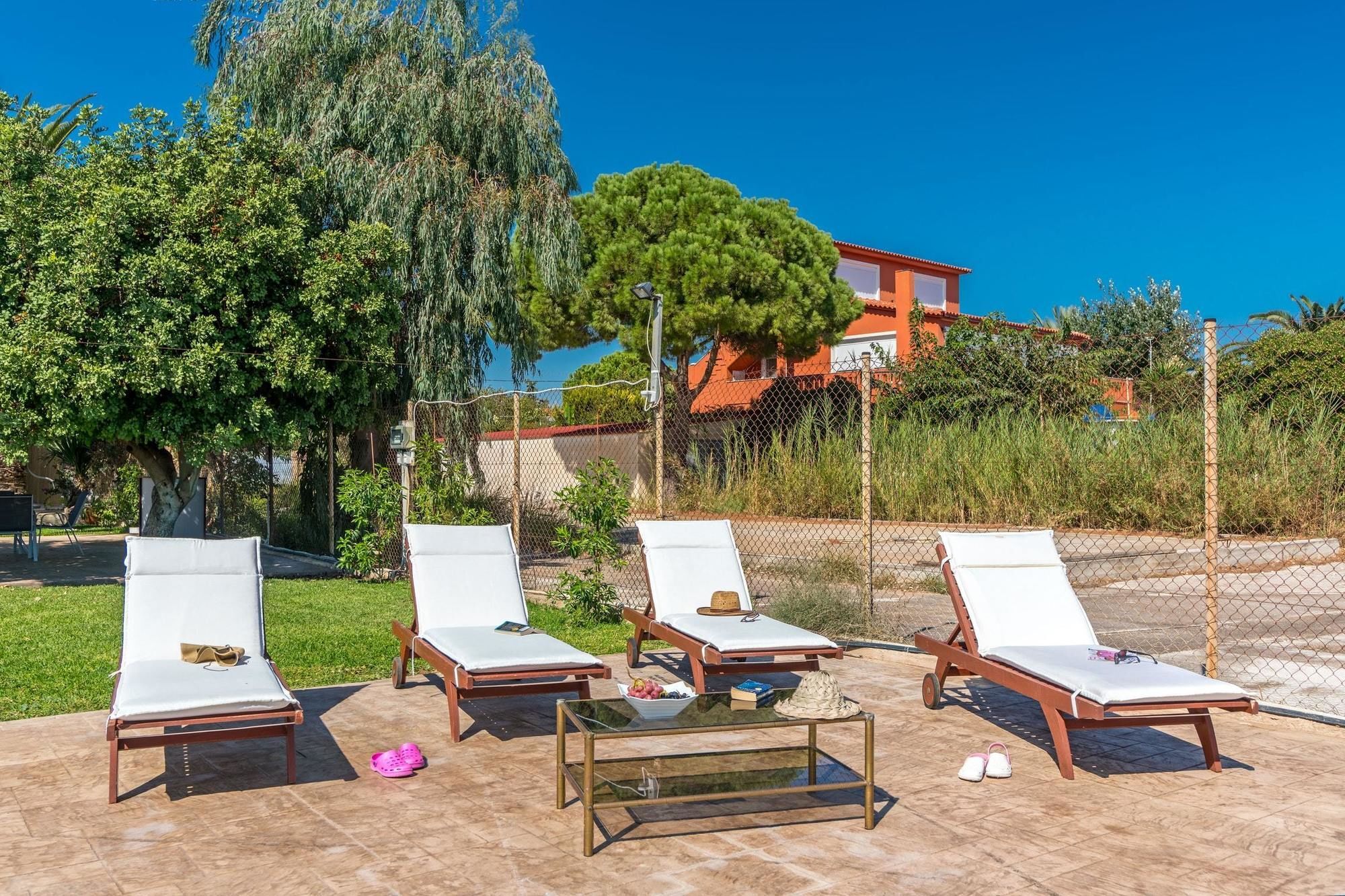 Maria'S Seaside Villa - House With 3 Rooms In Marathon, With Wonderful Eksteriør billede