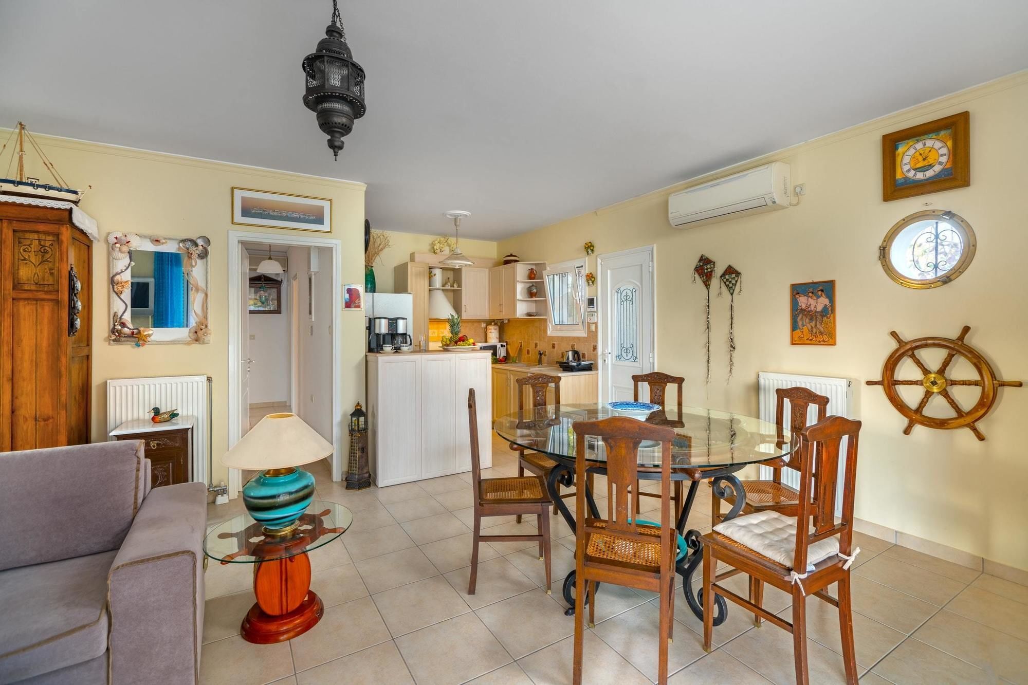 Maria'S Seaside Villa - House With 3 Rooms In Marathon, With Wonderful Eksteriør billede