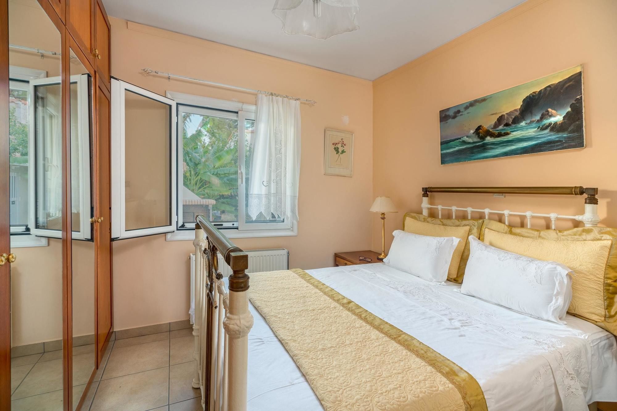 Maria'S Seaside Villa - House With 3 Rooms In Marathon, With Wonderful Eksteriør billede