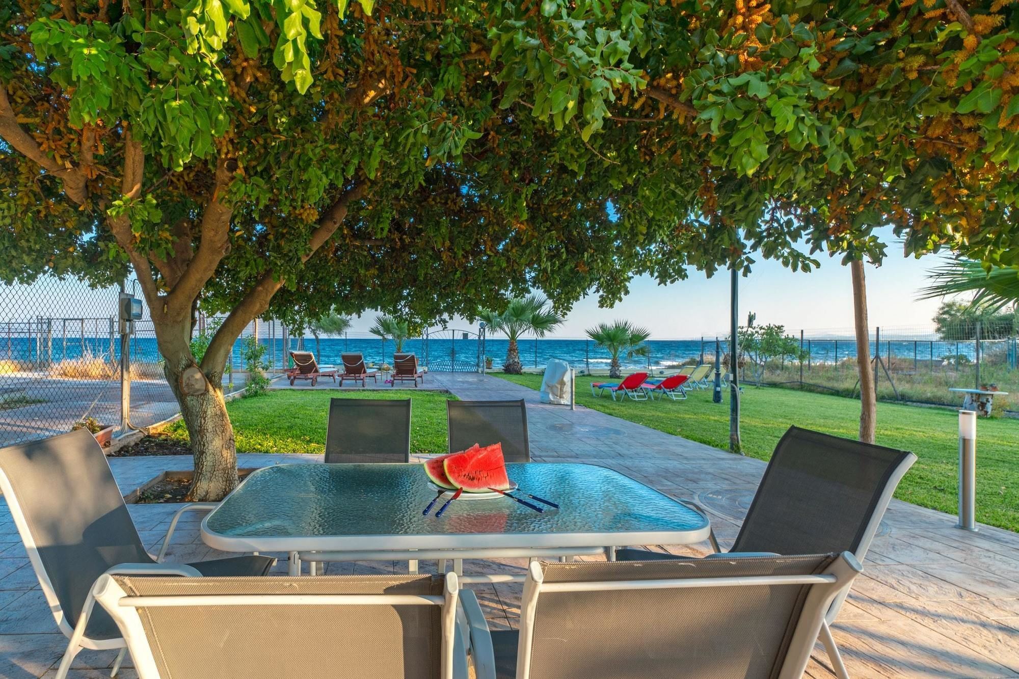 Maria'S Seaside Villa - House With 3 Rooms In Marathon, With Wonderful Eksteriør billede